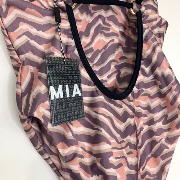 NWT MAI-MIA Dylan One Piece in Pink Leopard Sz S - Picture 4 of 10